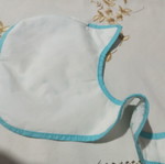 Baby bib with star pattern