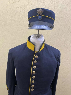 Evelpi Military Uniform Used Postwar with Tunic, Trousers and Kepi