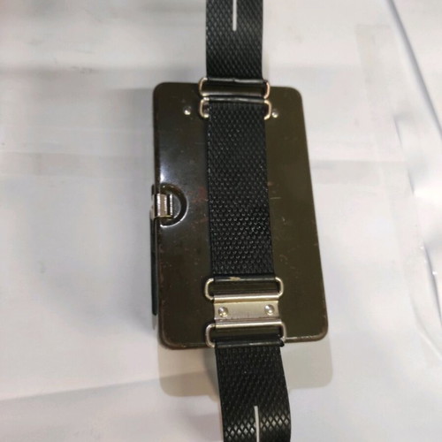 Military type flashlight used with batteries