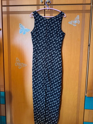 Vintage μακρύ λουλουδάτο φόρεμα Gianni Rodini σαν καινούργιο μέγεθος M