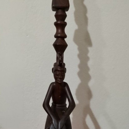 African wooden handicraft figurine like new