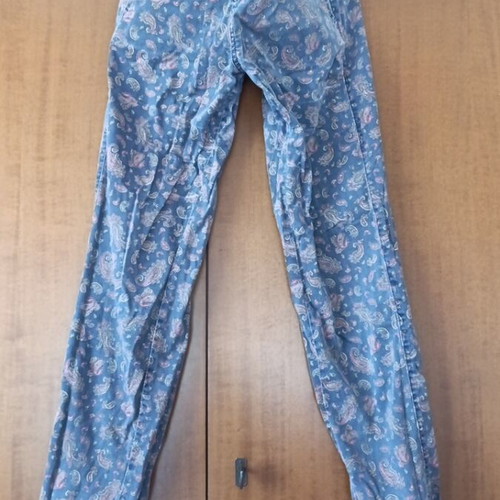 Bershka printed pants used, size M 38 10, multicolor