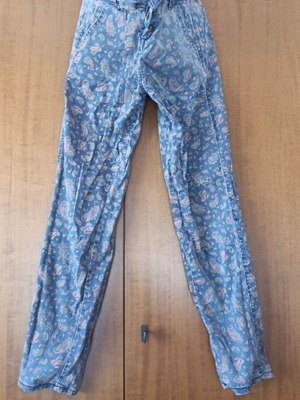 Bershka printed pants used, size M 38 10, multicolor
