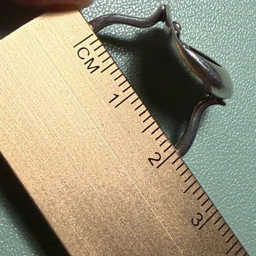 Handmade ring 18K gold and 925 silver used, vintage design