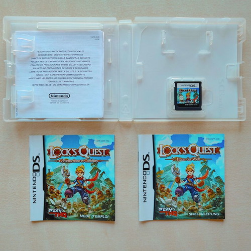 Lock's Quest Nintendo DS used with case and manuals