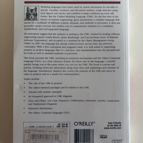UML In A Nutshell book new in English
