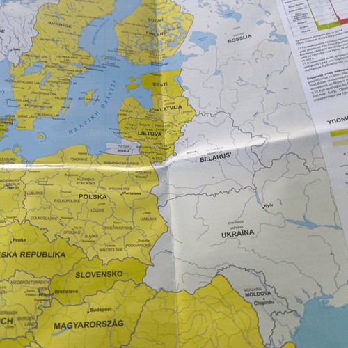 Europe map new with information