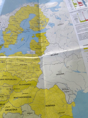 Europe map new with information