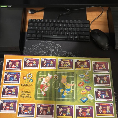 Euro 2012 Panini official sticker album