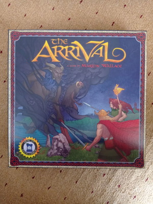 The Arrival board game like new, strategy for 2-4 players