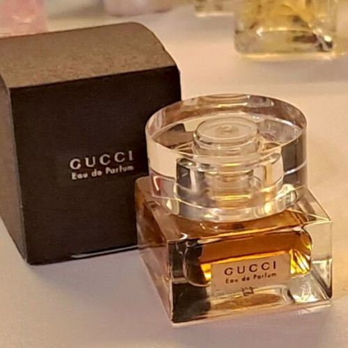 Gucci Eau de Parfum and Gucci Premier Gold vintage miniatures, new