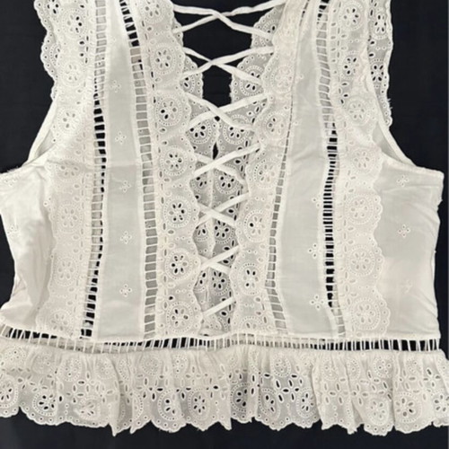 Zini boutique top like new, white, size M