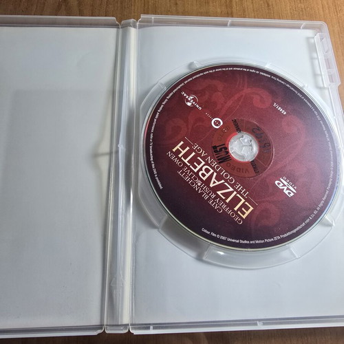Elizabeth The Golden Age DVD used, historical drama with subtitles