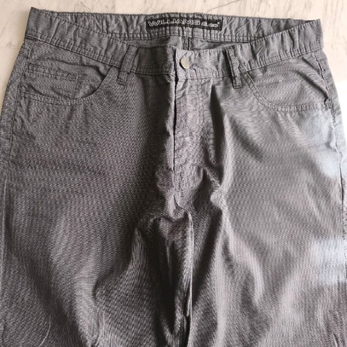 Men's fabric pants like new, gray, size w36