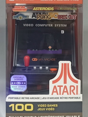 My Arcade Atari Micro Player Pro φορητό ρετρό arcade καινούργιο με 100 παιχνίδια