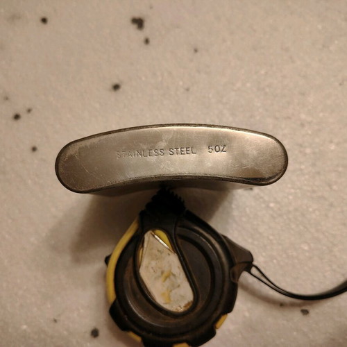 Vintage metal flask restored