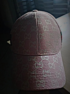 Gucci cap pink, like new, one size
