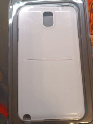Силиконов калъф за Samsung Galaxy Note 3 като нов, бял