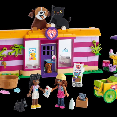 Lego Friends Pet Adoption Cafe set 41699 used