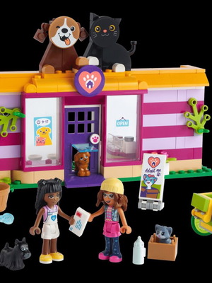 Lego Friends Pet Adoption Cafe set 41699 used