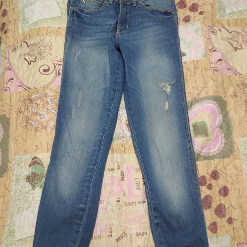 Guess women's skinny jeans, blue denim, size S