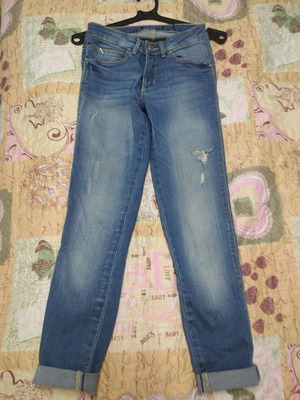 Guess women's skinny jeans, blue denim, size S