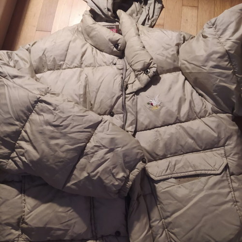 Chevignon women's jacket like new, beige, warm and fluffy, size L