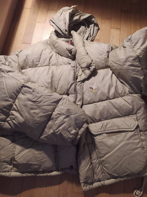 Chevignon women's jacket like new, beige, warm and fluffy, size L
