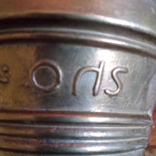 Copper mortar used with embossed decorations