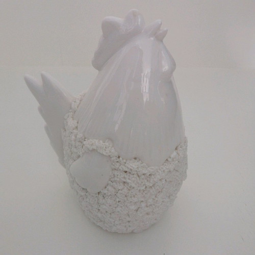 Porcelain hen like new, vintage decorative handmade
