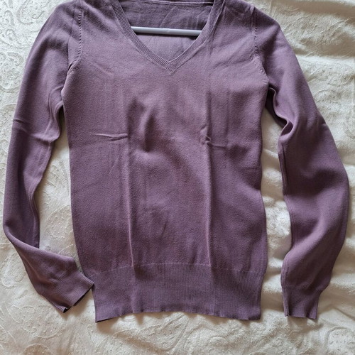 Women's blouse used, size S, purple