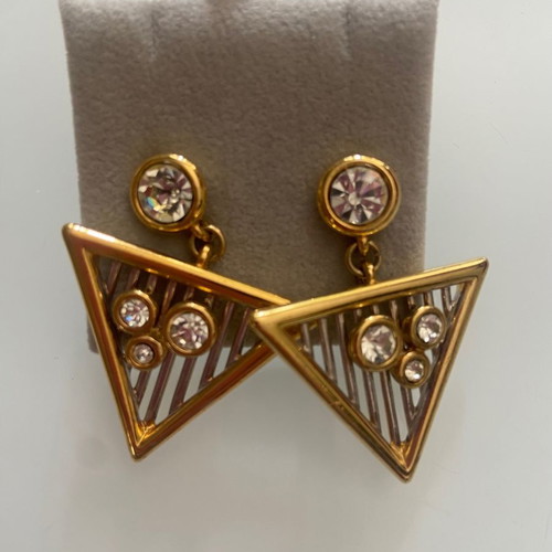 Σκουλαρίκια faux vintage μεταχειρισμένα, σαν καινούργια