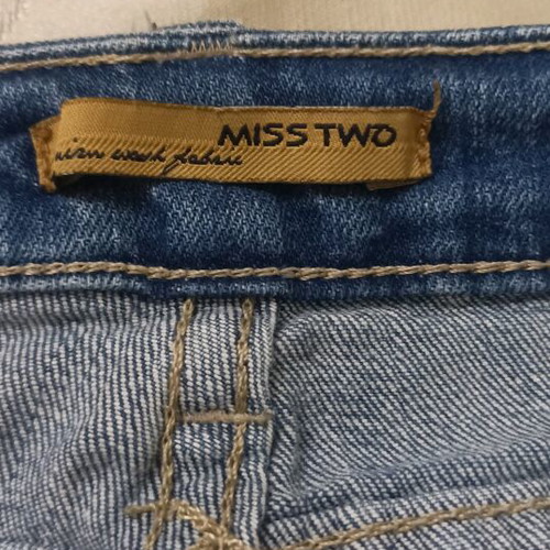 Girls' denim shorts new, size XS, blue
