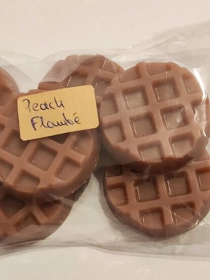 Wax melts made to order, 6 pieces, Peach Flambé scent