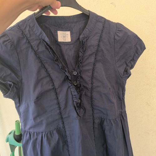 Cotton dress H&M size S used, blue