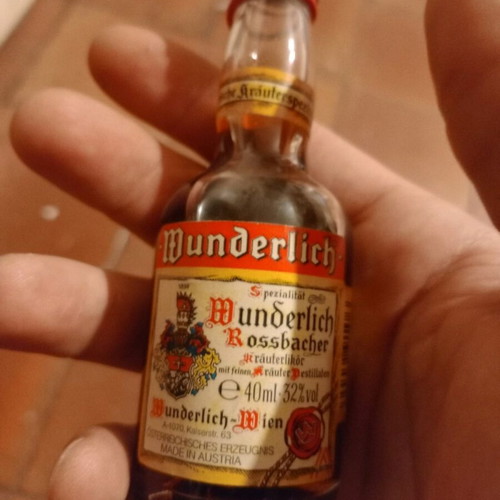 Munderlich vintage mini bottle used