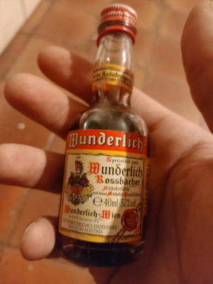 Munderlich vintage mini bottle used