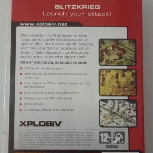 Blitzkrieg PC videogame used