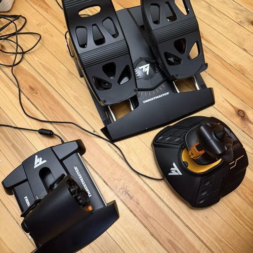 Trustmaster T16000 M F.C.S. joystick pedals and throttle