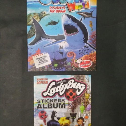 Sticker albums new, pack of 2