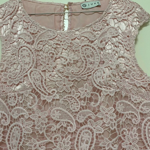 Jupe blouse pink like new, size S