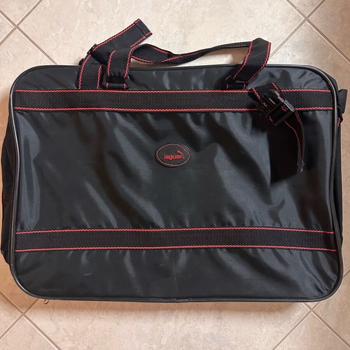 Jaguar suitcase like new, black, lightweight and foldable