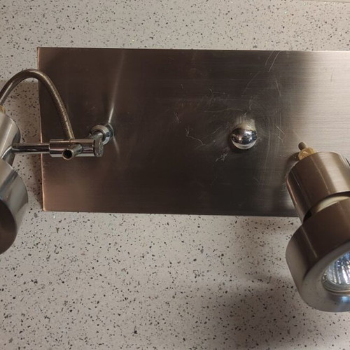 Ceiling light used with adjustable spotlights