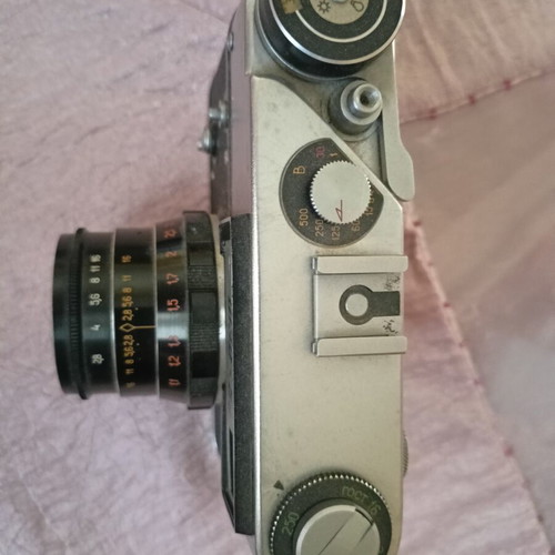 Vintage FED-5B camera with leather case
