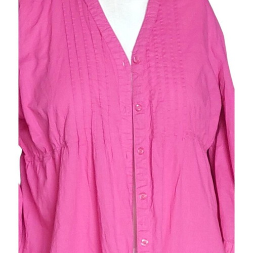 Cotton fuchsia tunic 3-in-1 size 46 like new
