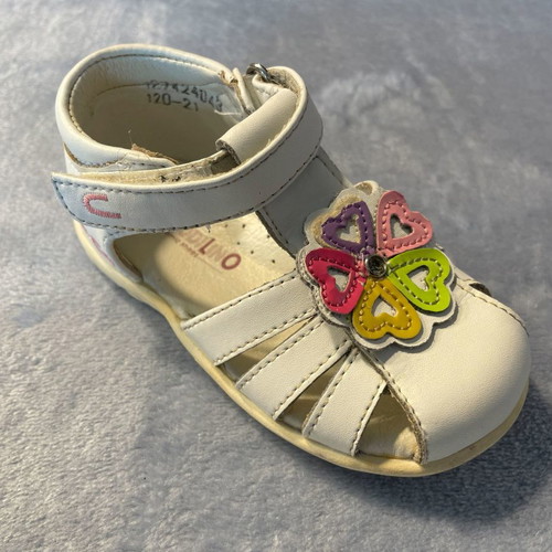 Crocodilino children's anatomical leather sandals No 21