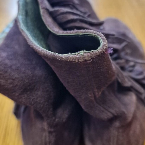 Zara ankle boots used, purple, size 38