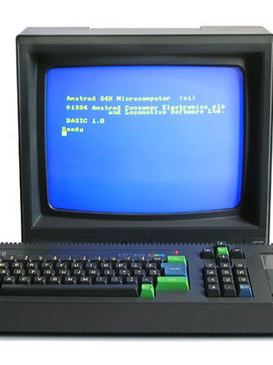 Amstrad CPC 464 computer with green screen (GT65)