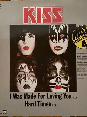 Kiss I Was Made For Loving You винил LP макси 12” нов