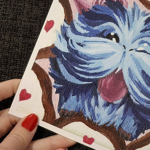 Print Poro (Porofessor - Arcane) new, 15×15cm, thick 300g paper